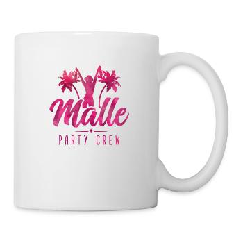 malle party crew pink - Tasse - Weiß - Rechts