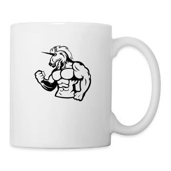 strong_unicorn_001 - Tasse - Weiß - Rechts