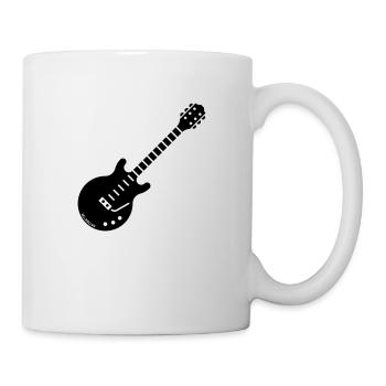 Guitare Électrique (Guitare / Rock / Musique) - Mug blanc - blanc - Droite
