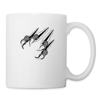krallen_02 - Tasse - Weiß - Rechts