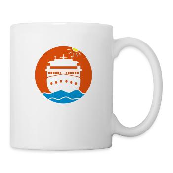 schiff - Tasse - Weiß - Rechts
