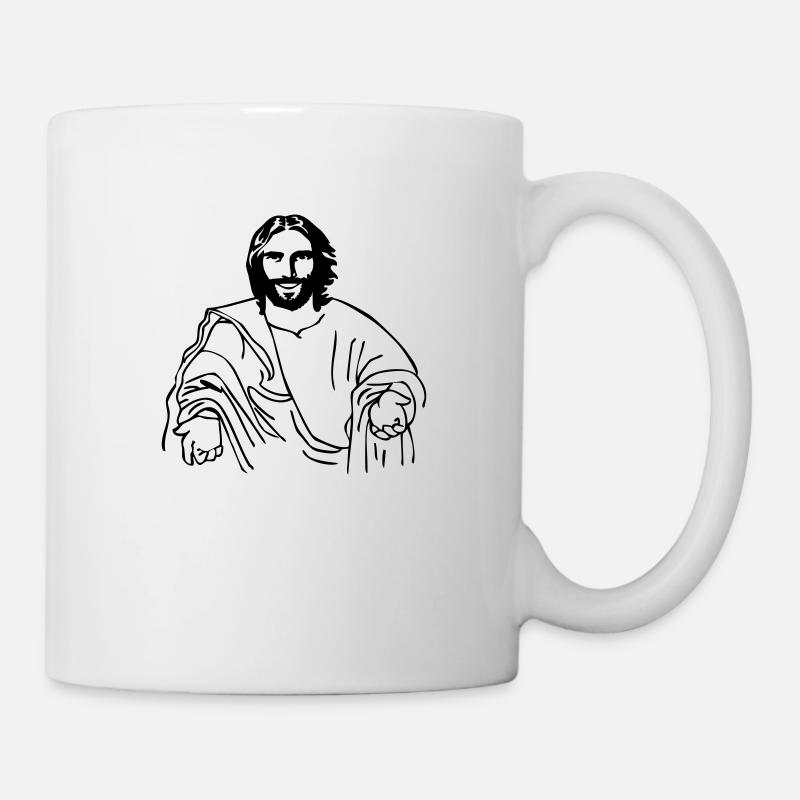 jesus - Tasse - Weiß
