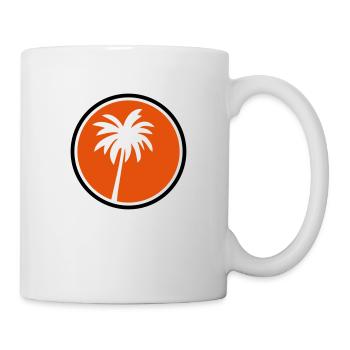 palm kreis - Tasse - Weiß - Rechts