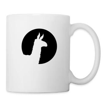 lama - Tasse - Weiß - Rechts