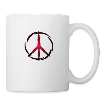 Peace symbol - Mug - white - Right