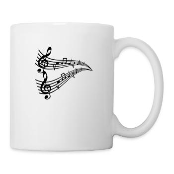 notenspiel_002 - Tasse - Weiß - Rechts