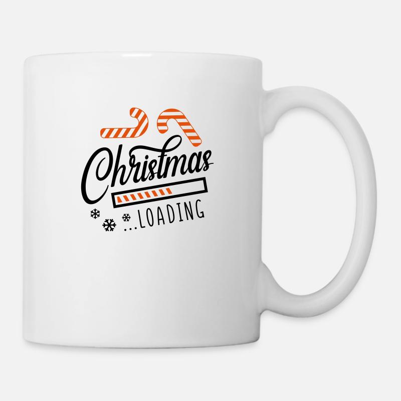 christmas loading - Tasse - Weiß
