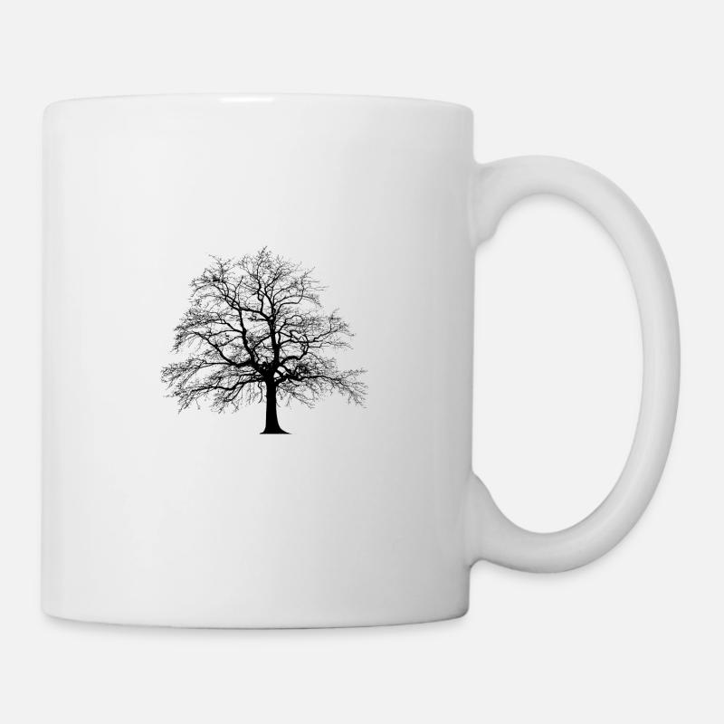 Baum Linde - Tasse - Weiß