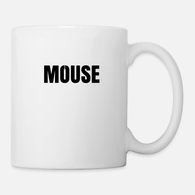 Maus - Tasse - Weiß