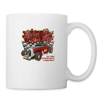 Rebel Rat Hot Rod - Mug blanc - blanc - Droite