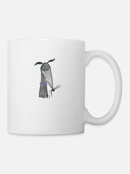 Greyhound black - Mug - white