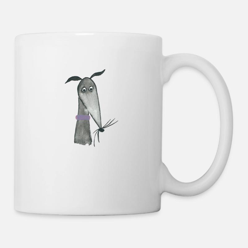 Greyhound black - Mug - white