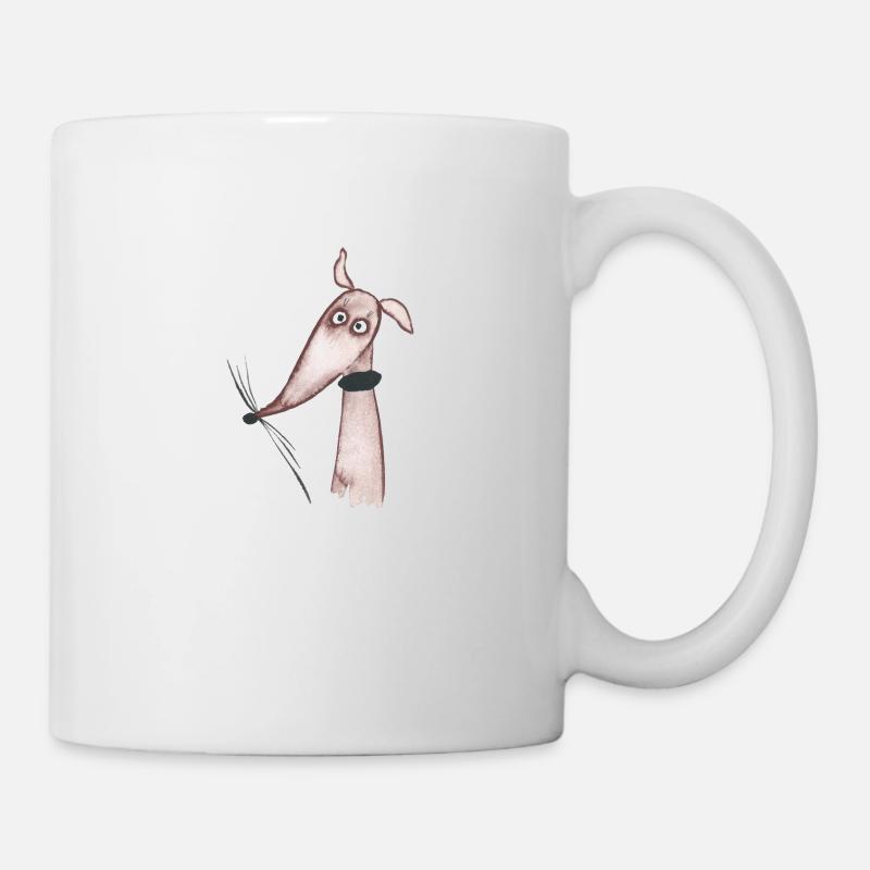 Greyhound red fawn - Mug - white