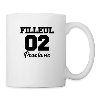 filleul 02 pour la vie - Tasse - Weiß - Rechts