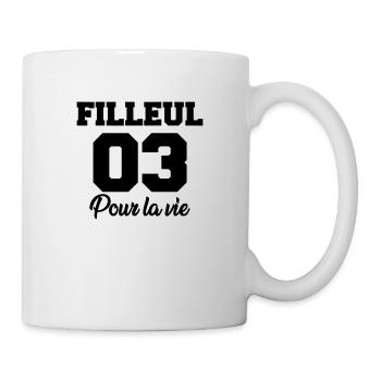 filleul 03 pour la vie - Mug - white - Right