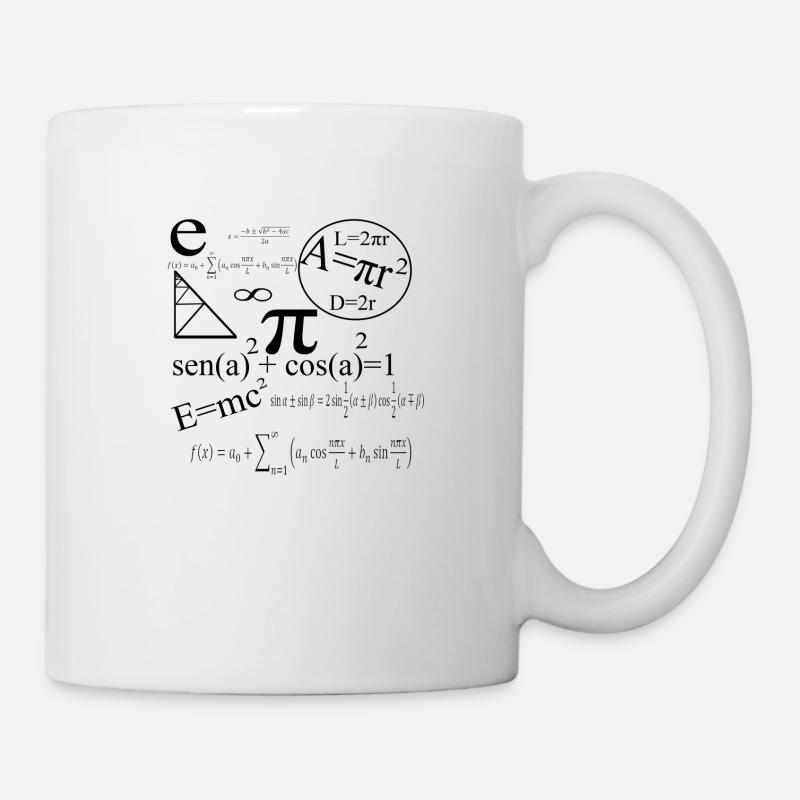 mathématiques // mathématiques - Mug blanc - blanc