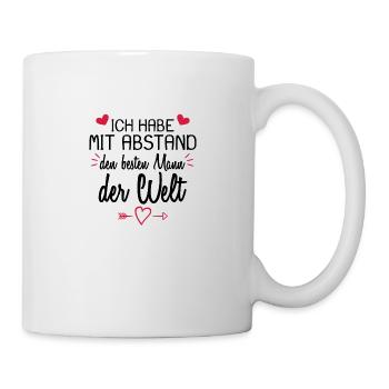 Ich habe mit Abstand den besten Mann der Welt - Tasse - Weiß - Rechts