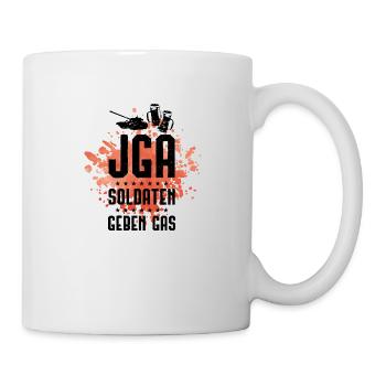 jga soldaten party - Tasse - Weiß - Rechts
