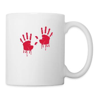 blutende_haende - Mug - white - Right