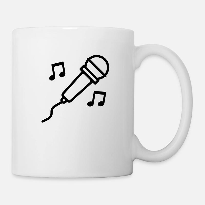 singen - Tasse - Weiß