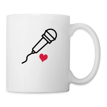 Chanter - Mug blanc - blanc - Droite