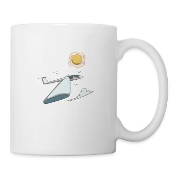 Glider in the sun Glider glider - Mug - white - Right