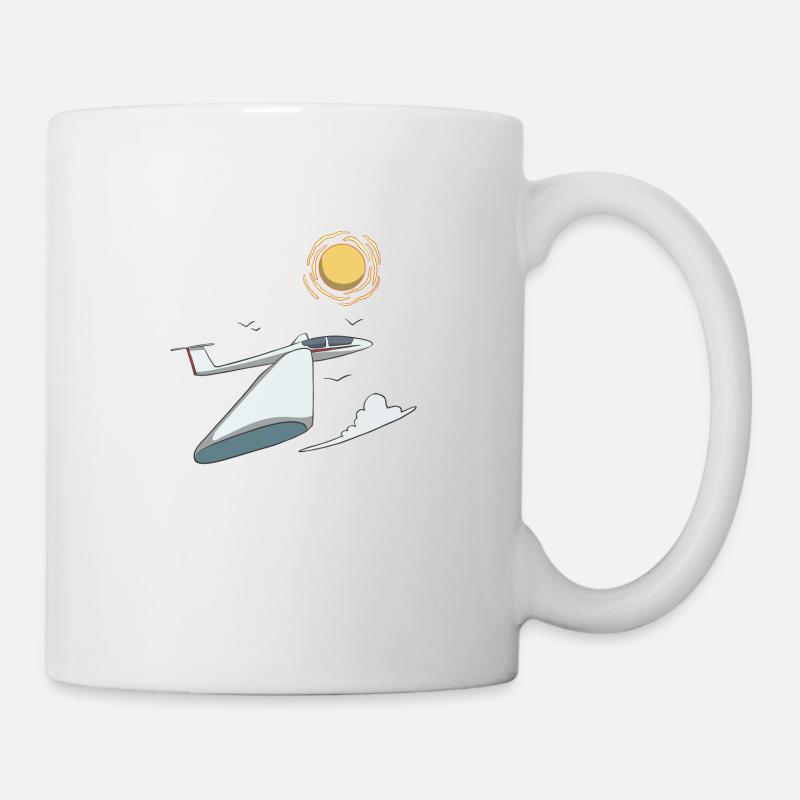 Glider in the sun Glider glider - Mug - white