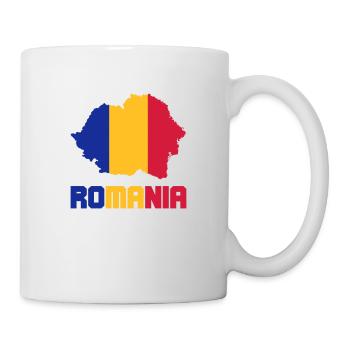 Roumanie - Mug blanc - blanc - Droite