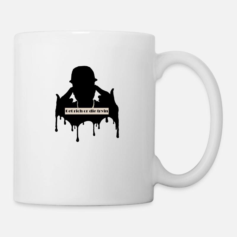 Get rich or die tryin - Tasse - Weiß