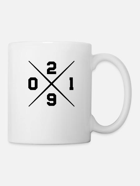 2019 design - Tasse - Weiß