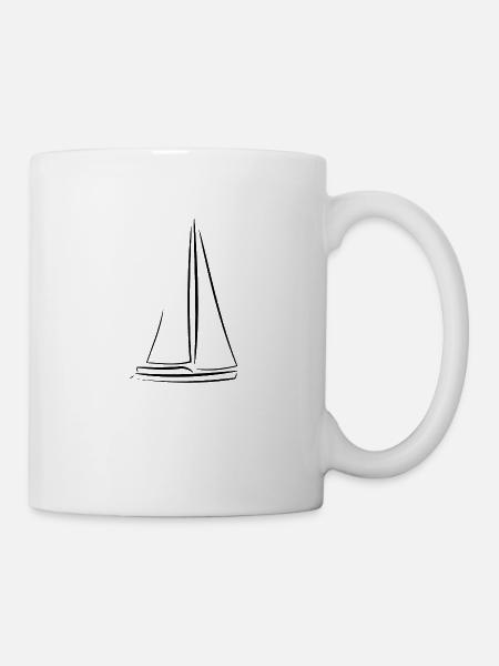 Sailboat - Mug - white
