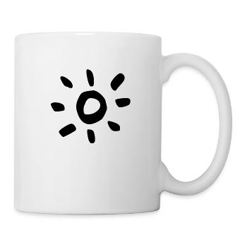 Sonne - Tasse - Weiß - Rechts