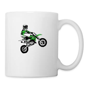 Kinder Motocross - KIDS MX - Tasse - Weiß - Rechts