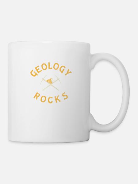Geology rocks gift - Mug - white