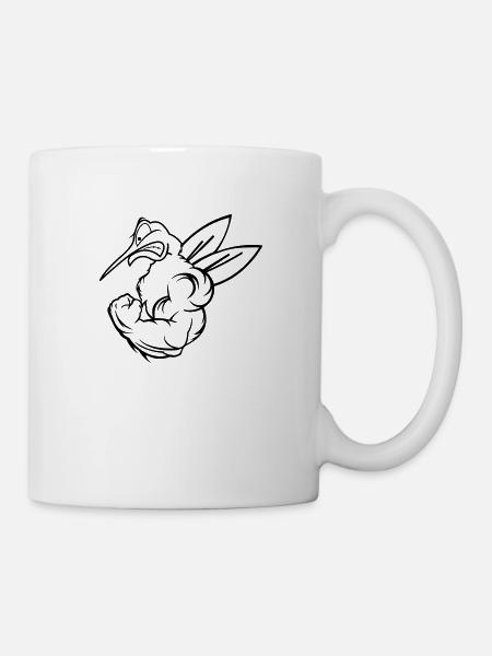 starke_muecke_mosquito_01 - Tasse - Weiß