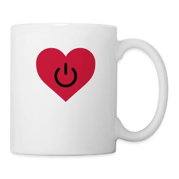 power of love (two) - Mug blanc - blanc - Droite