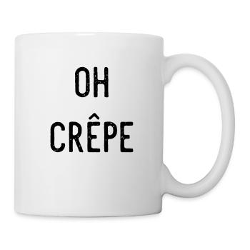 Oh crêpe crêpe crêpes blague - Mug blanc - blanc - Droite