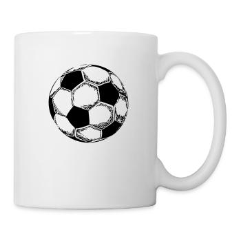 Le football - Mug blanc - blanc - Droite
