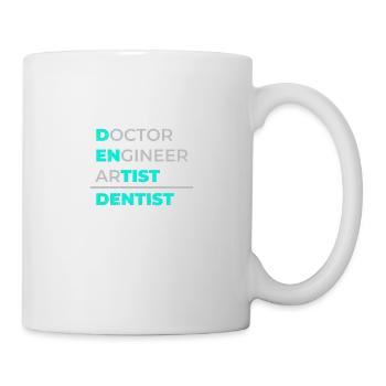 Cadeau de dentiste dentiste médecin ingénieur artiste - Mug blanc - blanc - Droite