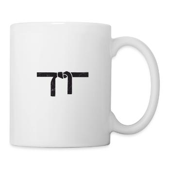 Future Black Belt Martial Arts Lustiges Geschenk - Tasse - Weiß - Rechts