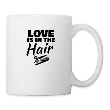 Friseur Frisör Friseurin Frisörin Haare - Tasse - Weiß - Rechts
