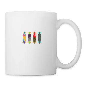 Longboard 4 longboards for longboarders gift - Mug - white - Right