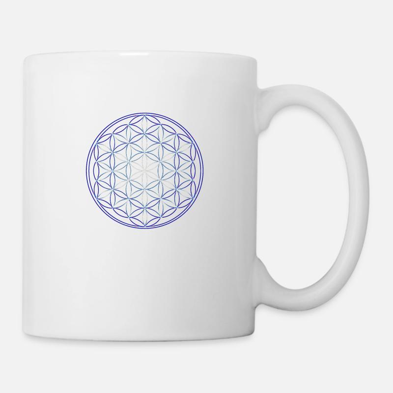 Fleur de vie - Mug blanc - blanc