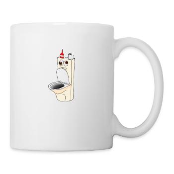 Comic Toilette - Tasse - Weiß - Rechts