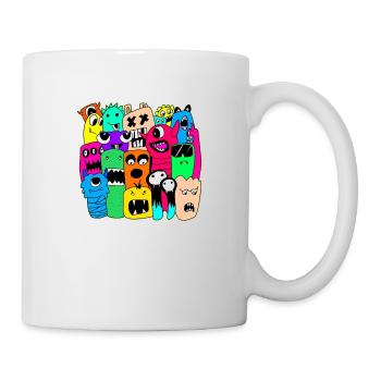 MONSTER DOODLE - Mug - white - Right