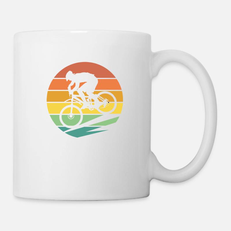 VTT biker vtt - Mug blanc - blanc