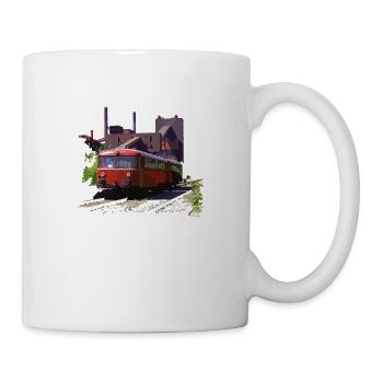 Bus ferroviaire, 1970 Ruhr, train, train - Mug blanc - blanc - Droite