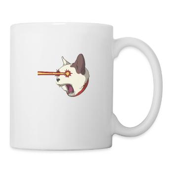 Cathode cat tomcat laser - Mug - white - Right