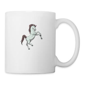 Horse rears up - Mug - white - Right