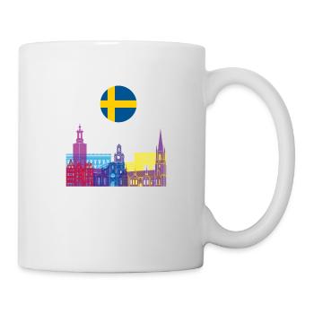 Stockholm - Mug blanc - blanc - Droite